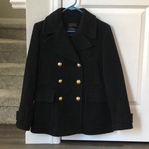 J.Crew Stadium Cloth 'Majesty' Peacoat